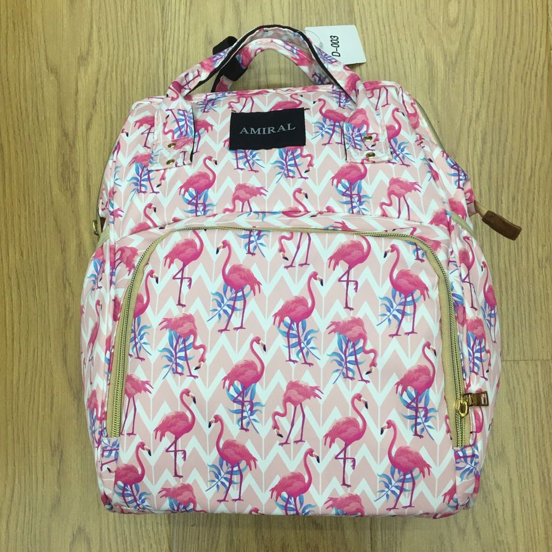 秋冬新款牛津双肩包时尚原宿手提背包雪人子母包