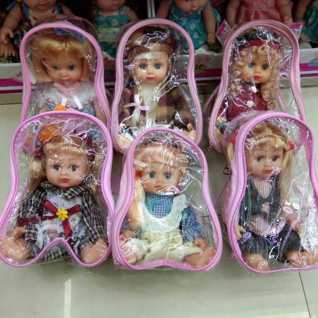 厂家直销搪胶儿童玩具洋娃娃混装批发