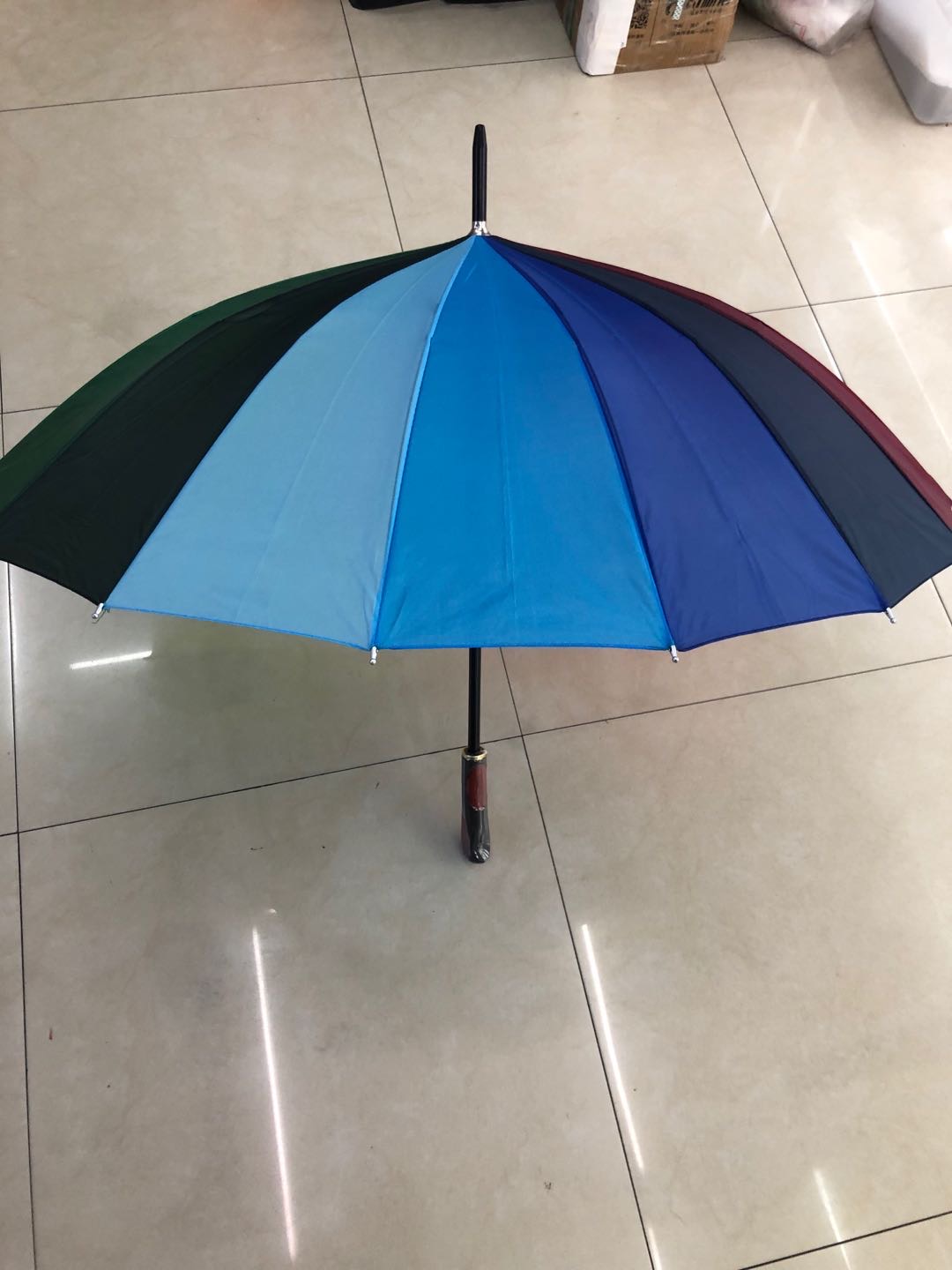 16K16 Color Rainbow Umbrella Long Handle Umbrella Clear Umbrella Shade Rain Uv Protection details Picture