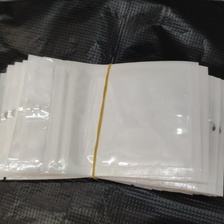 乳白色不干胶自粘袋定做白色塑料袋多尺寸