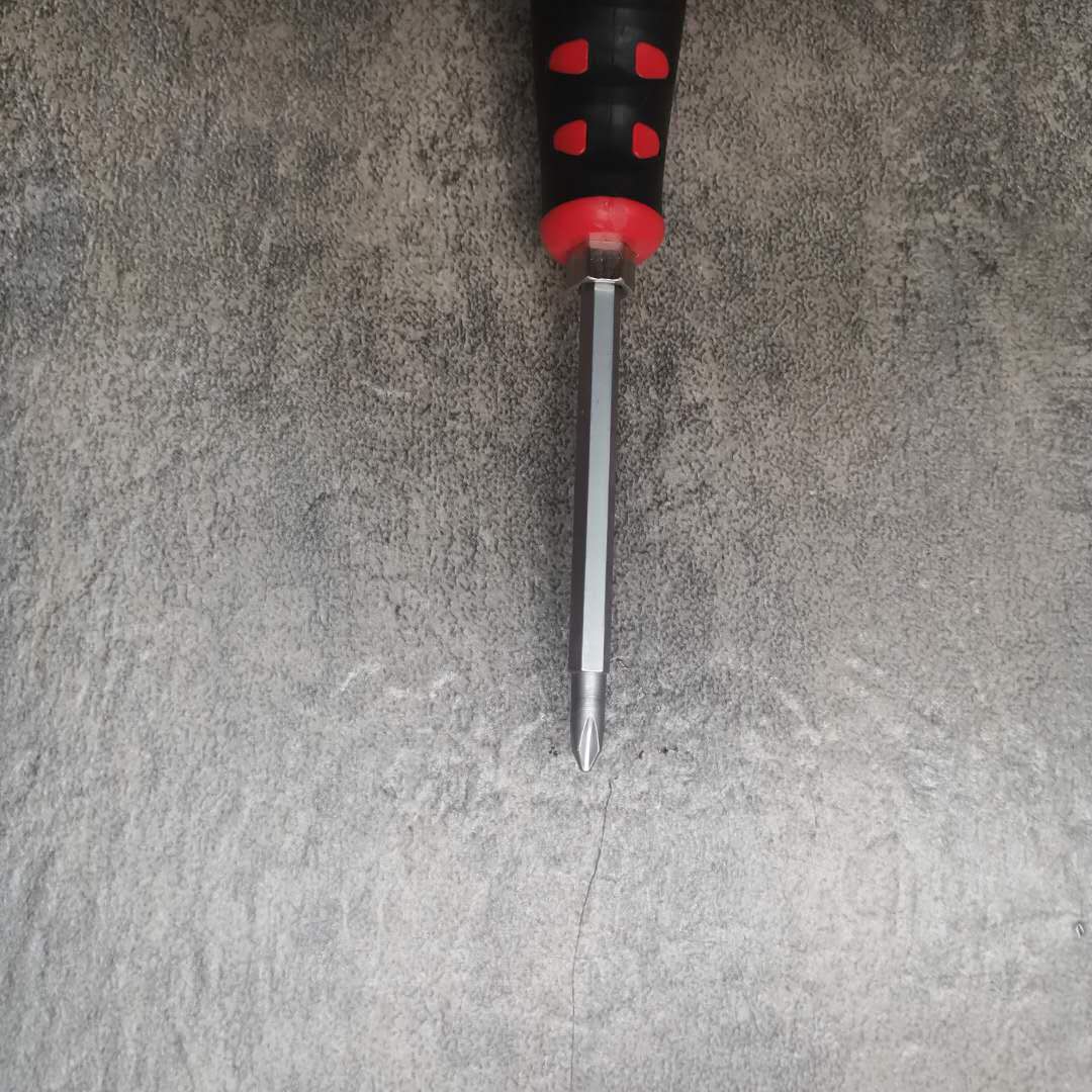 Wholesale screwdrivers from the manufacturer in various specifications, made of strong magnetic chromium-vanadium steel, with a straight cross pattern details Picture