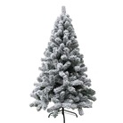 植绒圣诞树白色加密喷雪1.5m1.8米2.1米3米4米颜色可定制场景装饰