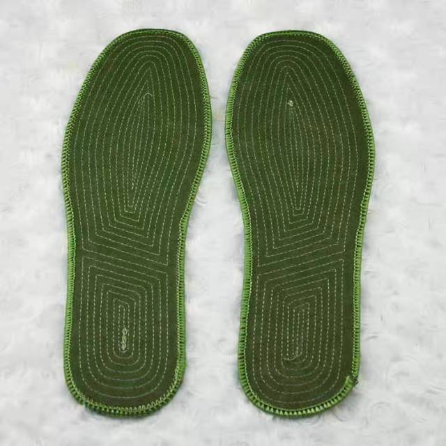军绿纯棉布鞋垫吸汗透气秋冬四季可穿图