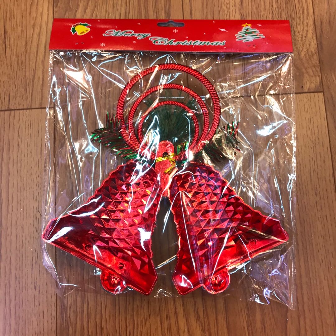 Christmas bell pendants, Christmas decorations, scene arrangement, shopping mall pendants, Christmas tree, small bell pendants, bells, bells, bells Specification image