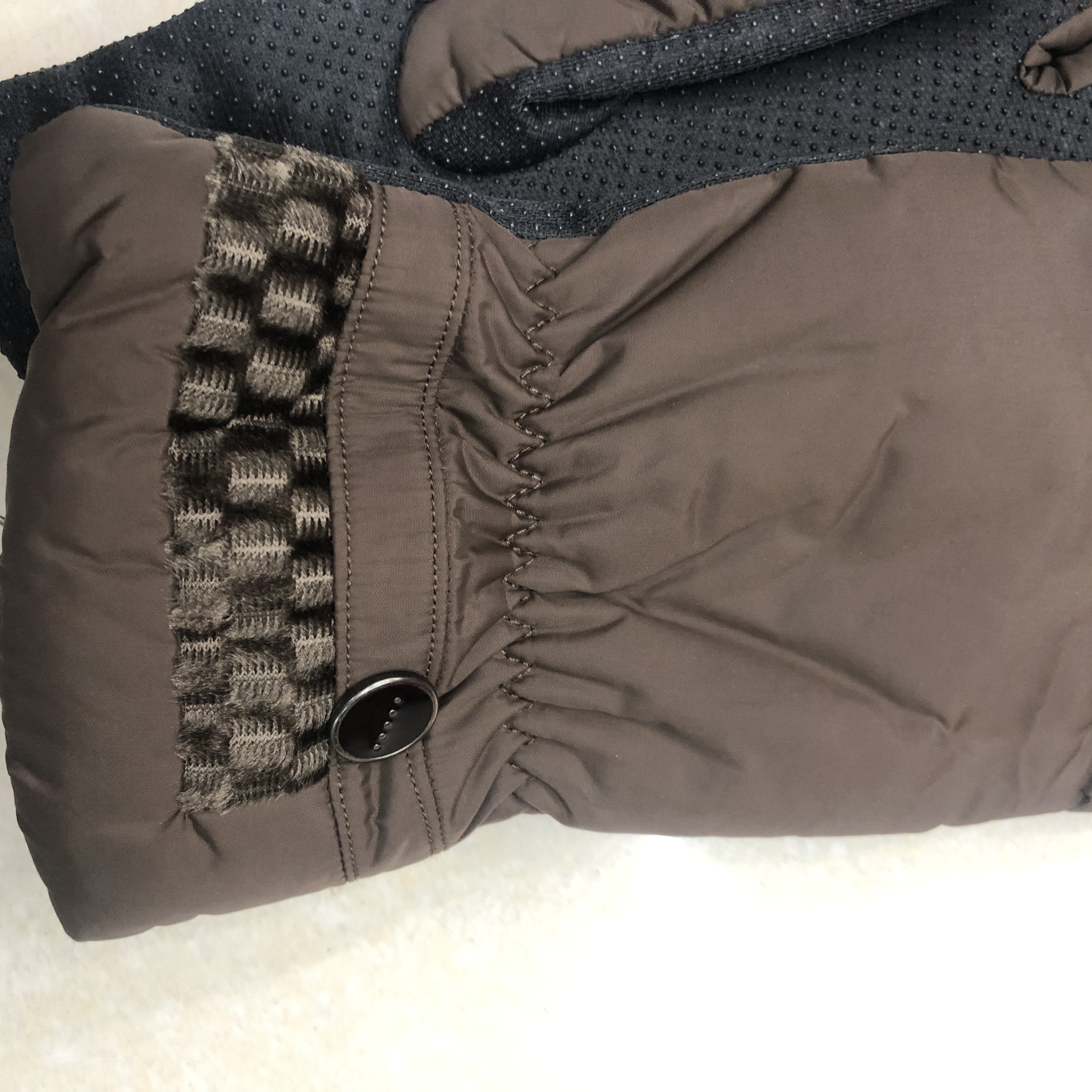 Men's Gloves Winter Riding Plus Fleece Thickened Warm Windproof Waterproof Winter Leather Outdoor Gloves Cycling Motorcycle Specification drawing