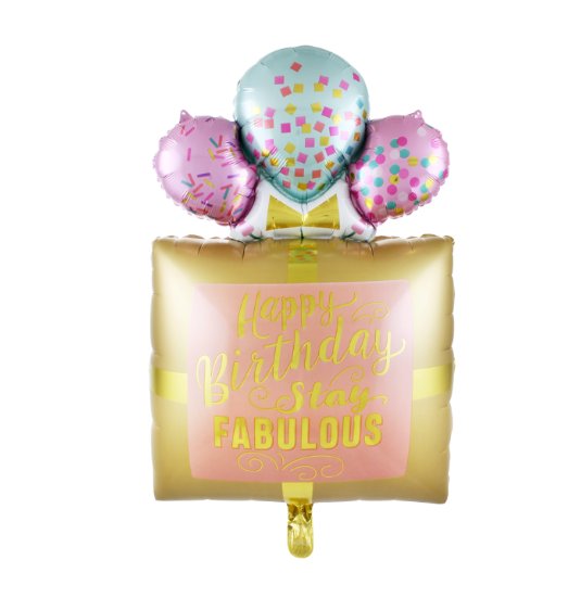 Square three small balls, large birthday balls, aluminum film balloons, inflatable toys, birthday party supplies manufacturer wholesale