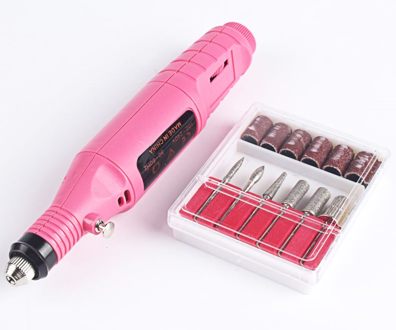 迷你电动美甲打磨机笔式电动磨甲机抛光去死皮专用工具