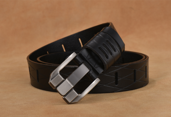 厂家直销厚实耐用流行款式爆款真皮皮带产品图