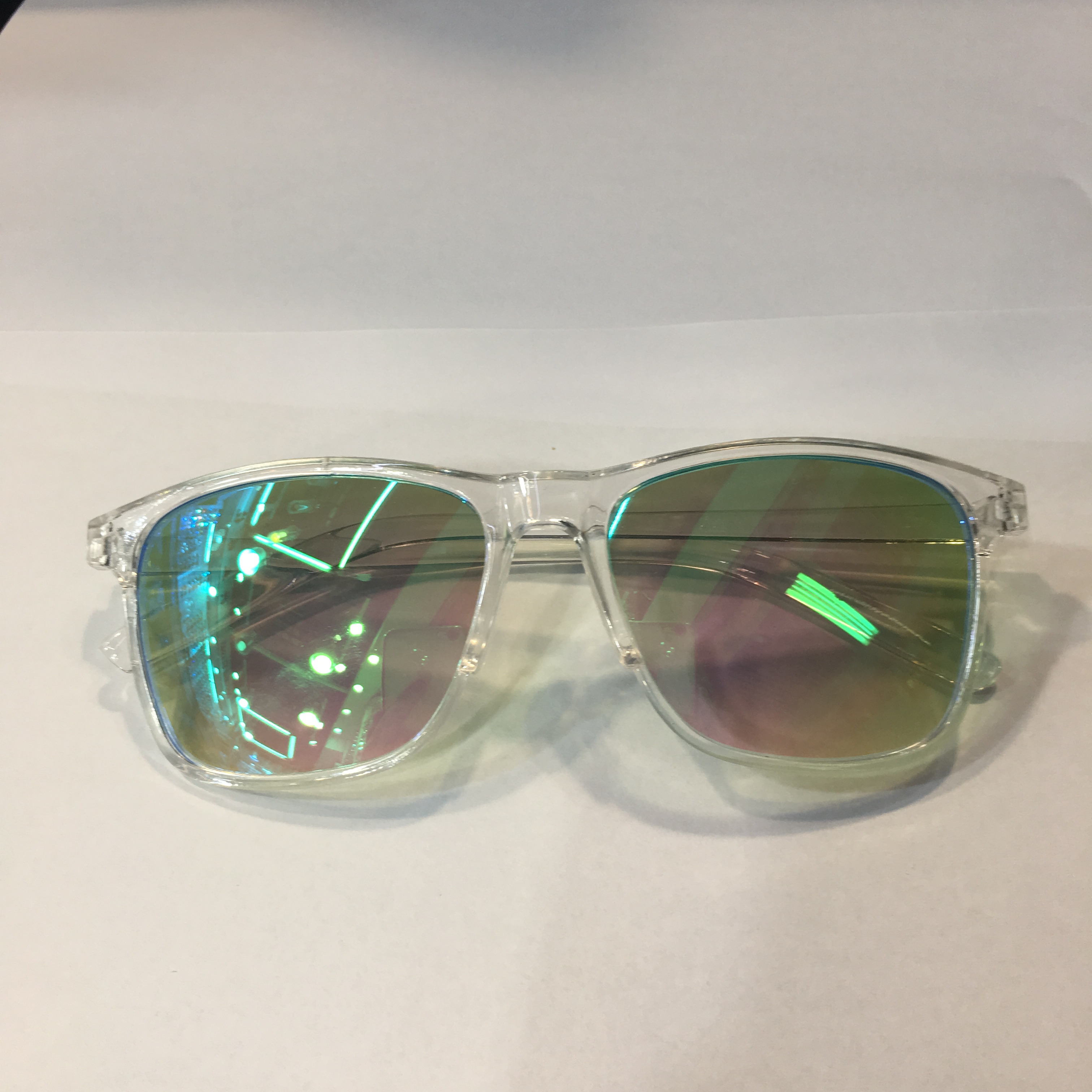 Ladies' 2019 New Korean-style trendy UV-protective sunglasses, fashionable round face eye protection glasses