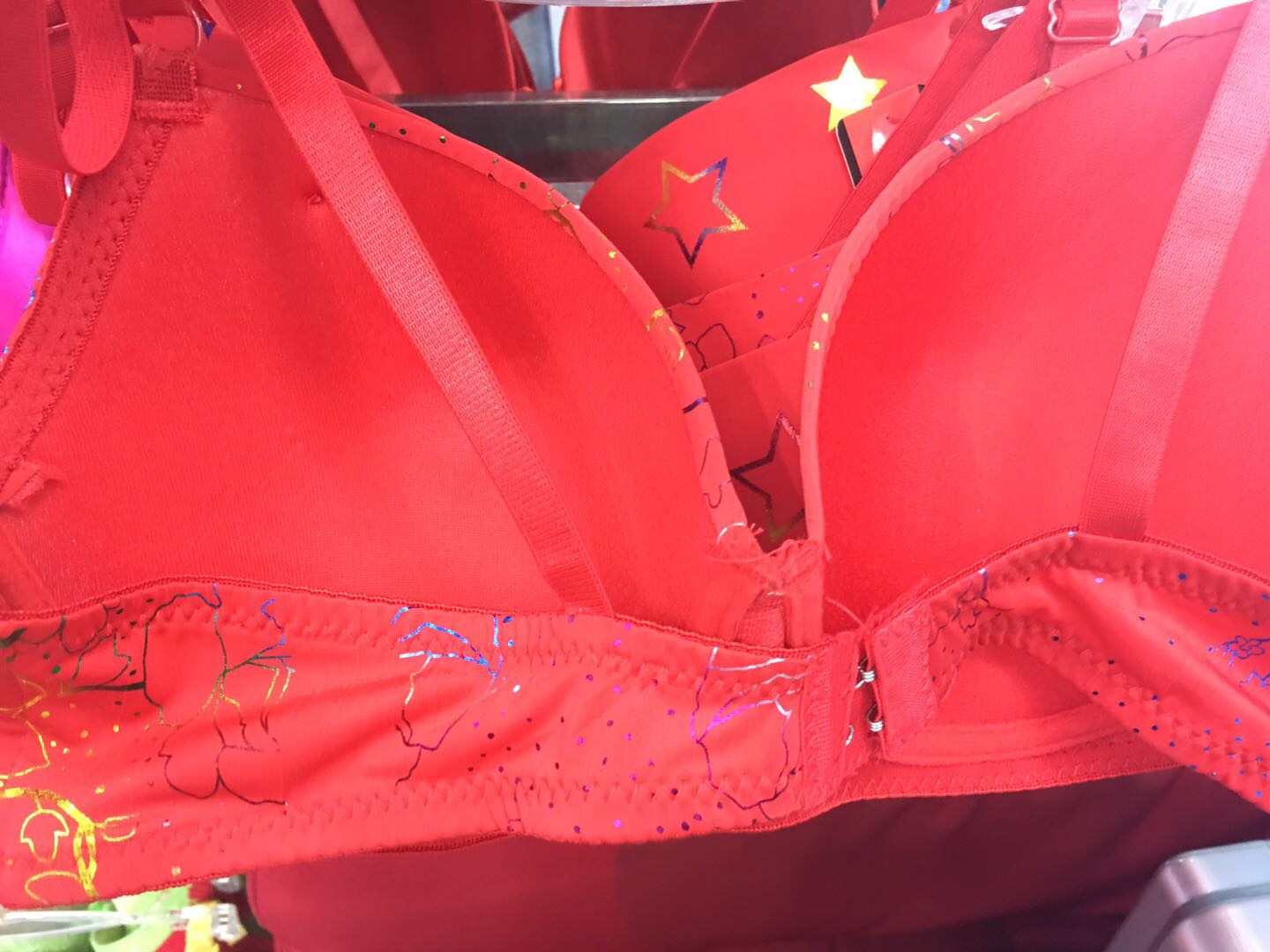 无钢圈文胸 超薄水晶杯防凸点性感透明蕾丝大码内衣细节图