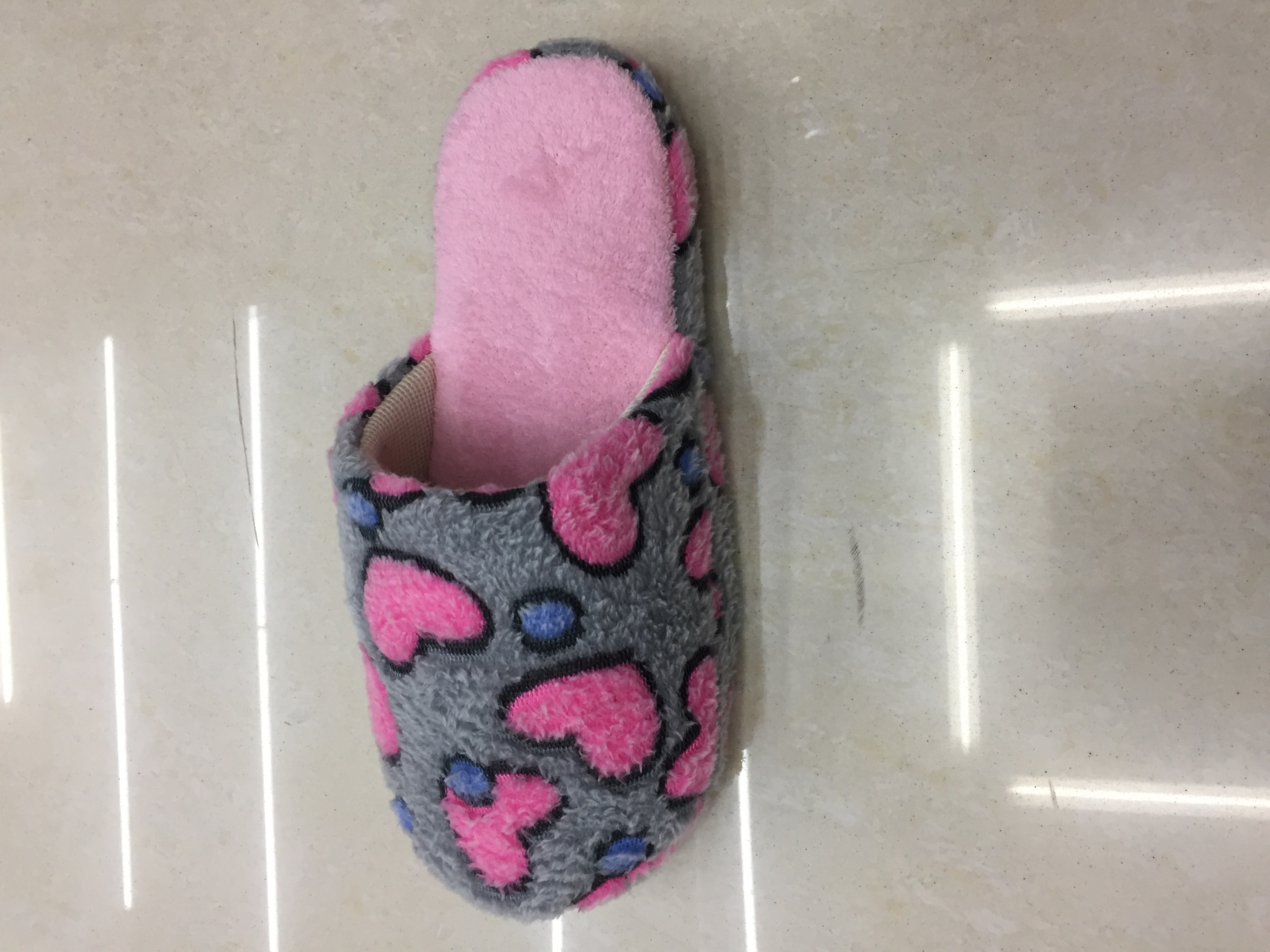 2062LUCK200 TPR soft-soled indoor cotton slippers for women in Foreign trade Specification image