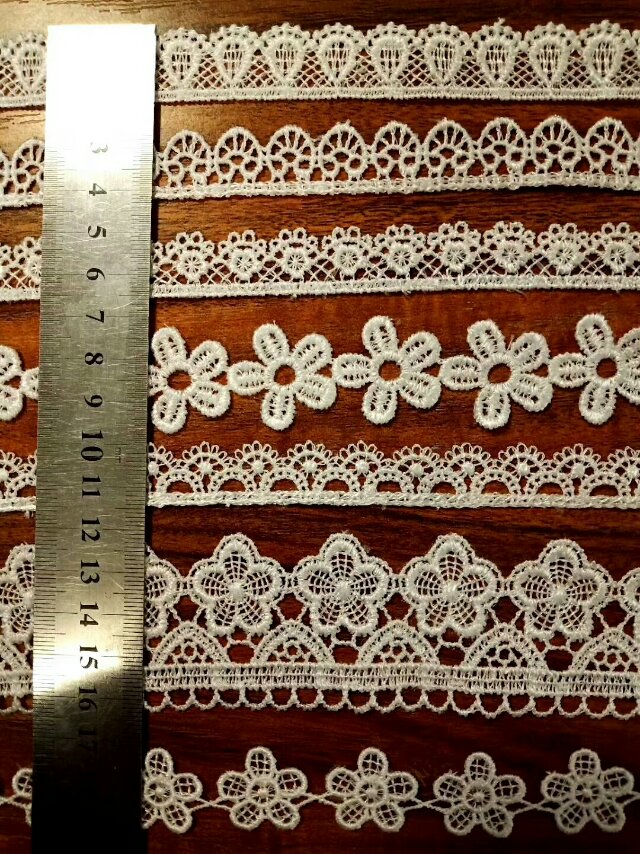 广东刺绣花边新款水溶领花家居花边面料服装辅料花边