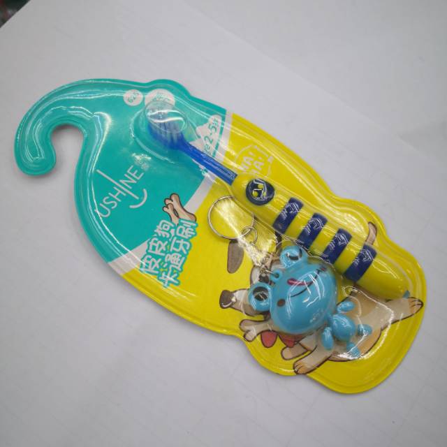 Children's Cartoon Toothbrush Cartoon Image Toothbrush 3D Three-Dimensional Children's Baby Tooth Guard Baby Tooth Toothbrush 2-4 Years Old details Picture