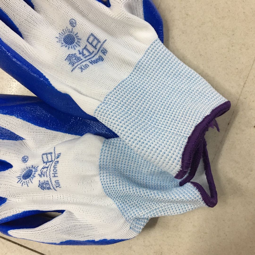 手套劳保浸胶耐磨 工作防水塑胶橡胶工业带胶胶皮手套详情图3