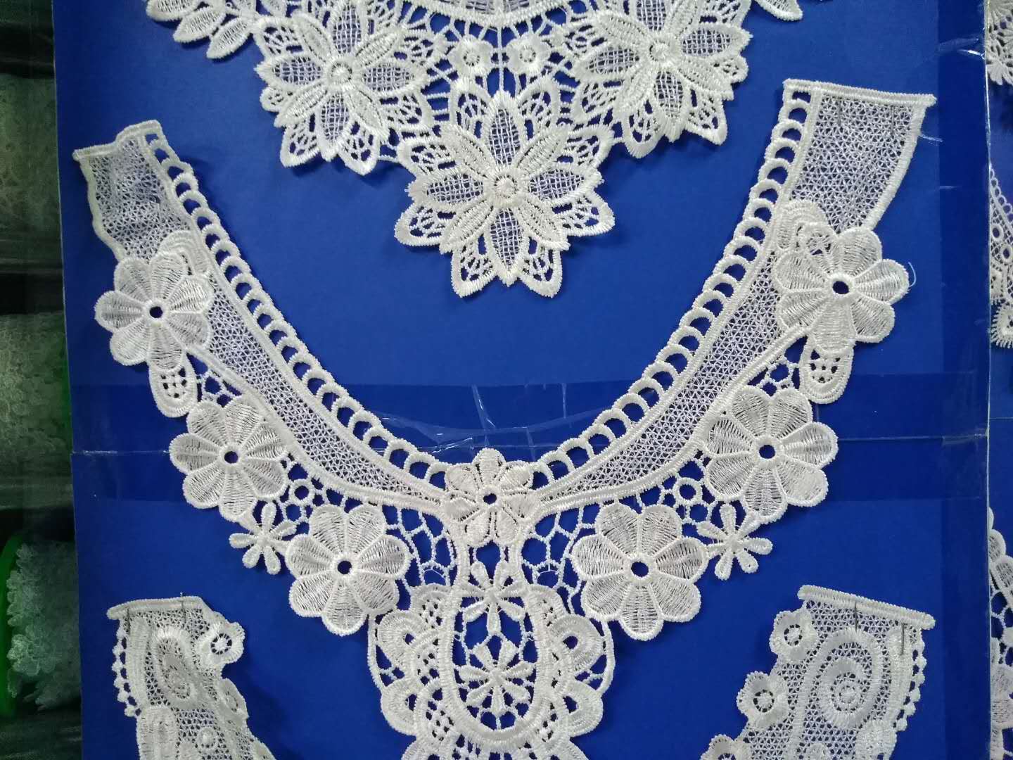 Wholesale of embroidered lace clothing, DIY accessories, sofa accessories, high-end collar lace