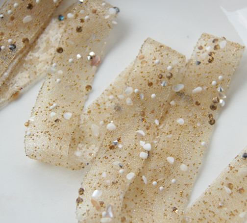 Diy High-Grade Dress Decoration Accessories Hand Sewn Hot Glue Gold Bead Amphibole High-End Exclusive Products Width 2Cm Specification drawing