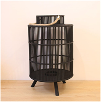 Bamboo and wood lanterns hand-woven wind lamp new Chinese style lampshade bamboo woven retro model soft installation wholesale thumbnail