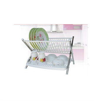 折叠碗架厨房沥水架加宽折叠沥碗架水槽收纳架可折叠置物架放碗架沥水