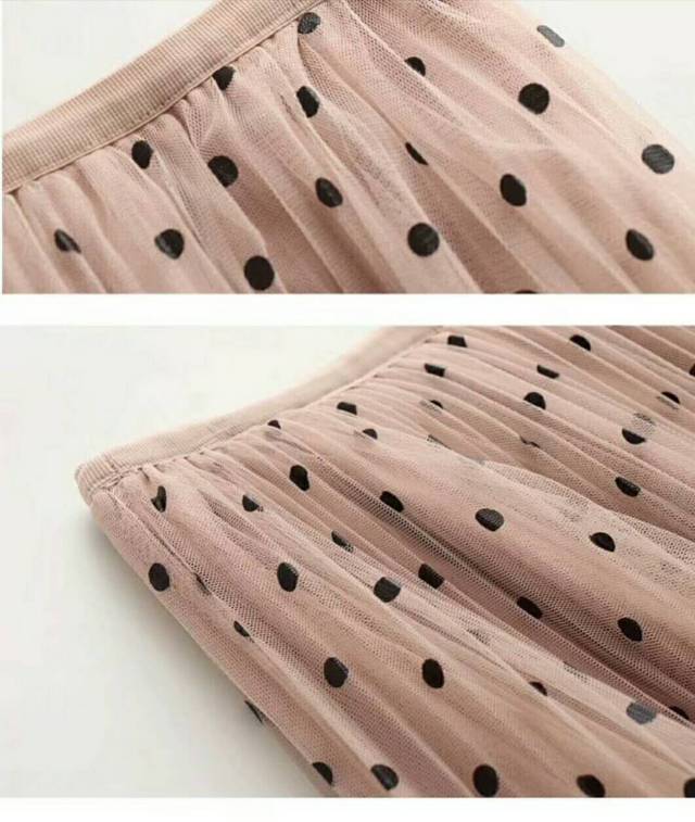 Polka dot mesh fabric for clothing accessories and headwear Specification image