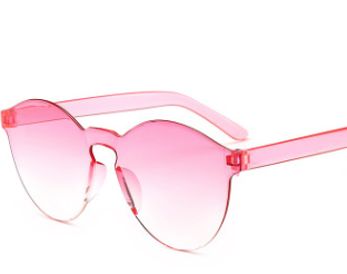 New one-piece sunglasses, candy-colored ocean sunglasses for men and fashionable sunglasses for women Specification image