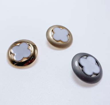 Direct Fashion Men's And Women's Shirt Cufflinks Metal Point Oil Buttons details Picture
