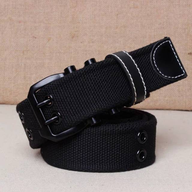 Belt male canvas needle buckle belt male student youth extended belt male Korean version of a minimalist hipster personality flow thumbnail