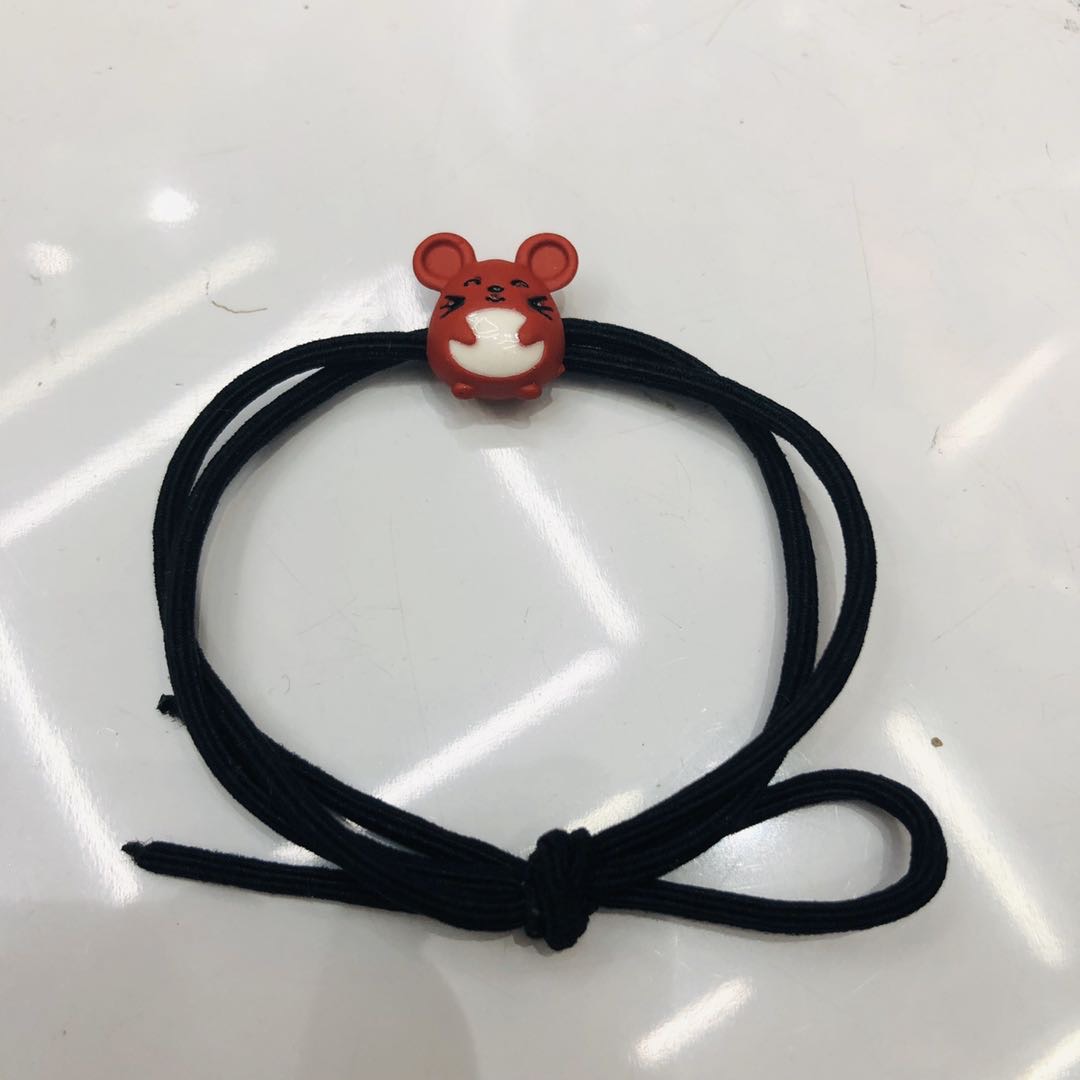 Animal cartoon headstring rubber band bathing hair ring for women thumbnail