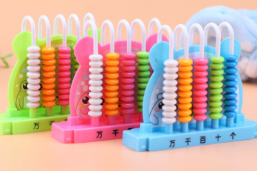 早教幼儿园儿童珠心算学生益智算盘珠算架塑料学生