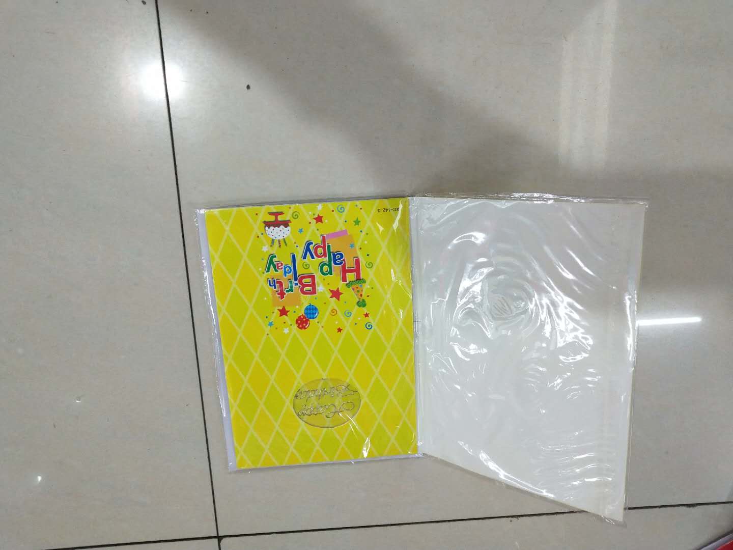 生日贺卡儿童创意简约手写小卡片批发