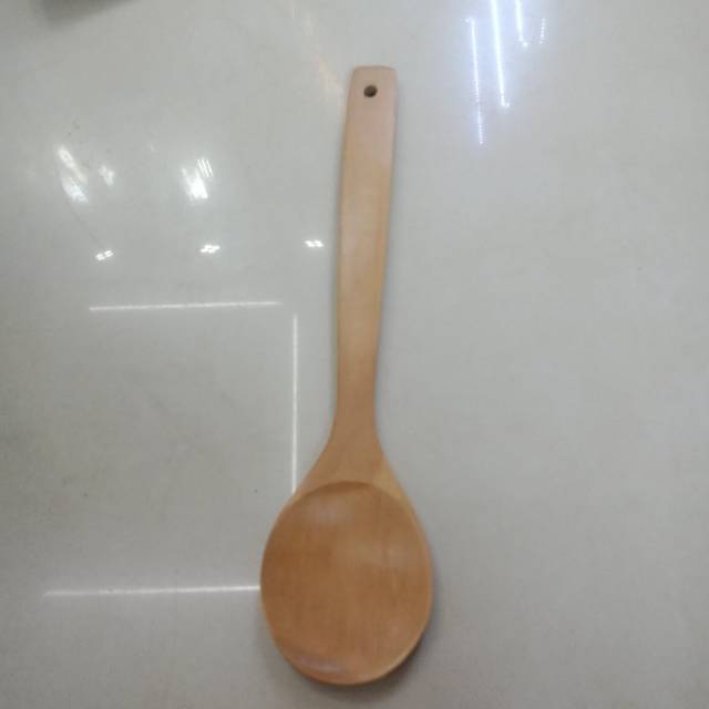 木制锅铲圆形带挂钩厨房用品