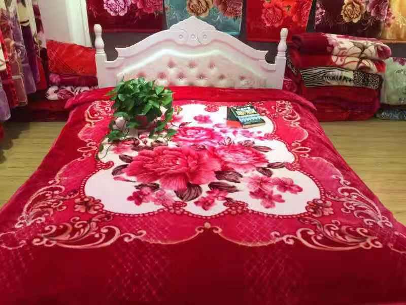 Shilan Plus Velvet Thick Warm Atmosphere Festive Boutique Cloud Blanket details Picture