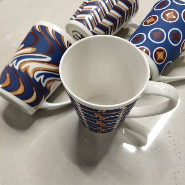 Ceramic cup, mug, water cup pattern details Picture