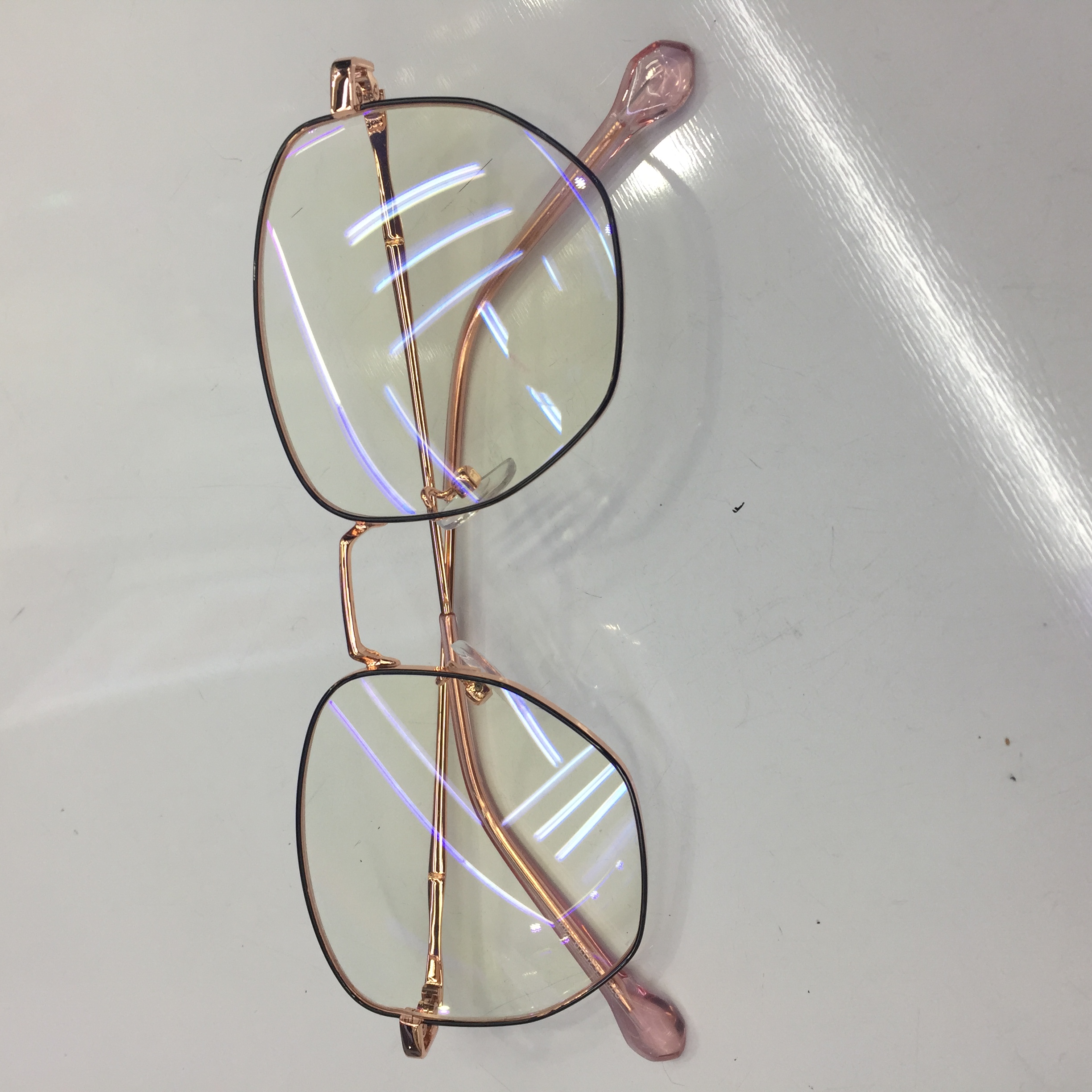 防辐射眼镜韩版潮圆框镜架平光镜女平面蓝光手机护眼睛近视