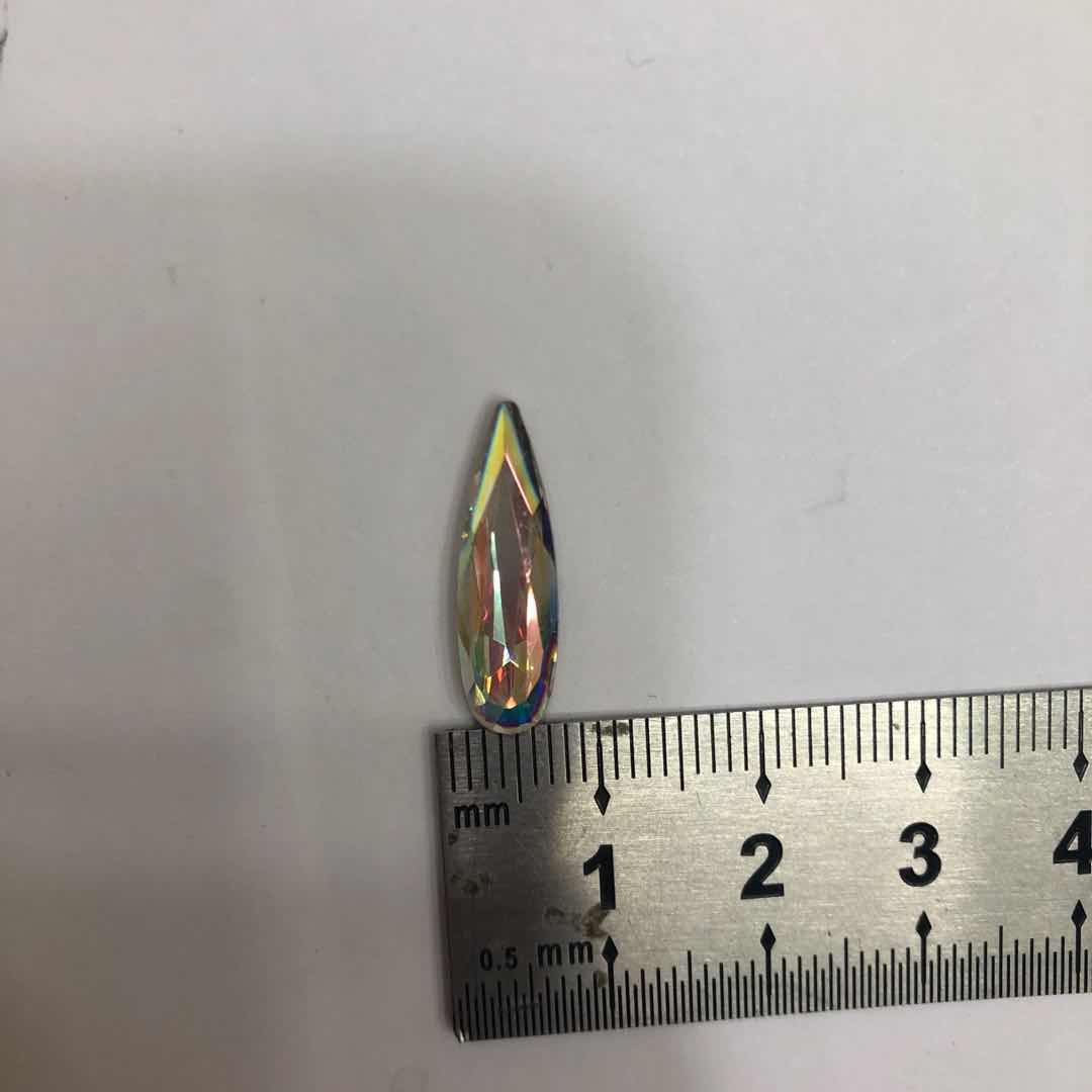 Transparent nail drill, resin water diamond, light therapy nail art accessories, New York Storm Micro diamond details Picture