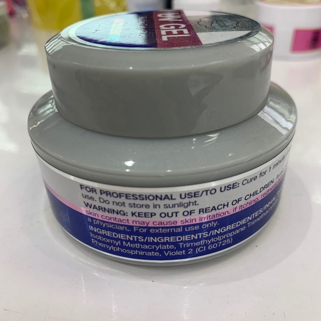 Hailu Biotechnology Transparent Pink Ultra-White Extended Gel LEDUV Lamp Base Model Glue, Nail Polish Glue Transparent Reinforcing Glue Specification image