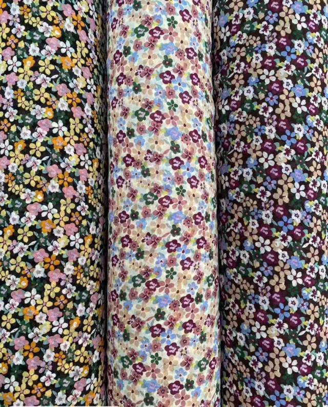 Korean Mesh Printing Brocade Spandex Fine Pattern Is Suitable For The Production Of Clothing Fabric details Picture