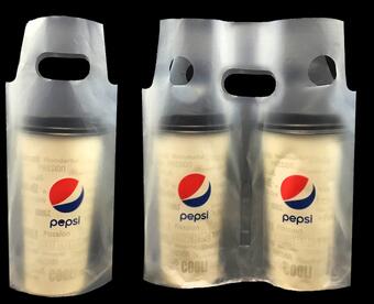 奶茶袋子外卖打包饮料袋子一两单双杯袋手提塑料袋