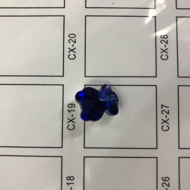 厂家直销 首饰蓝色小熊diy服饰配件排钻材料产品图