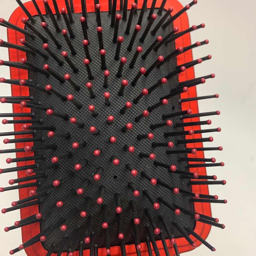 Red Hair Comb Blow Bangs Blow Molding Massage Head Home Home Daily Factory Direct Sales Specification drawing