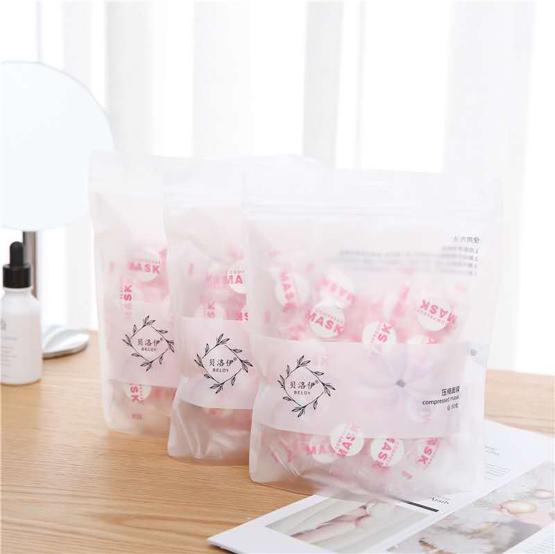 Compressed facial mask, candy granules, travel set, pure cotton spunlace non-woven fabric compressed ghost face patch