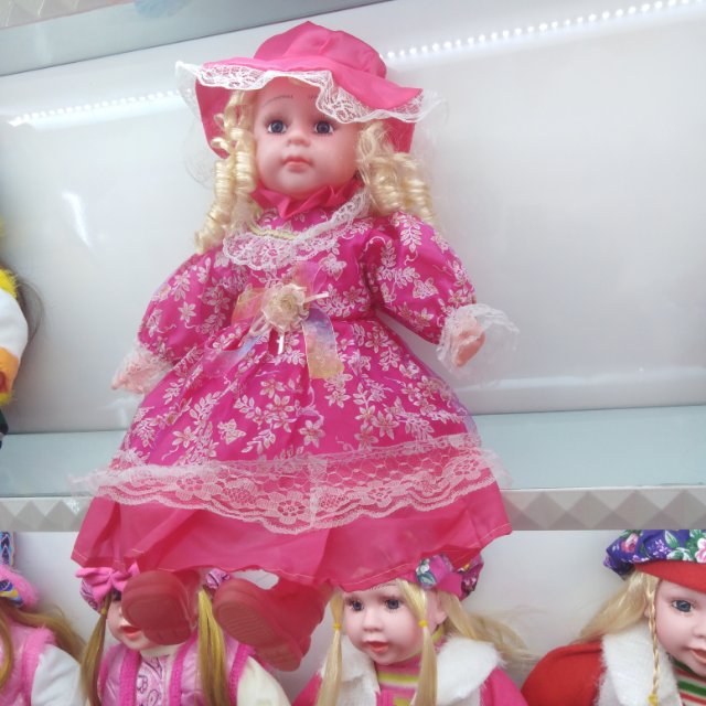 仿真娃娃玩具婴粉花裙子软硅胶宝宝洋娃娃女孩童睡眠假娃娃图