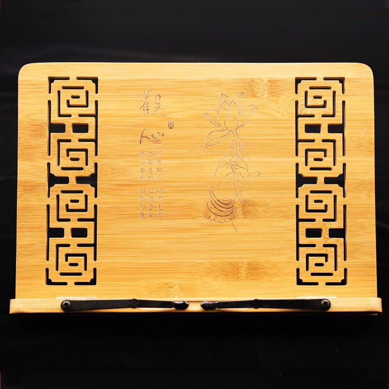 复古寺庙礼佛实木经书架寺庙产品图