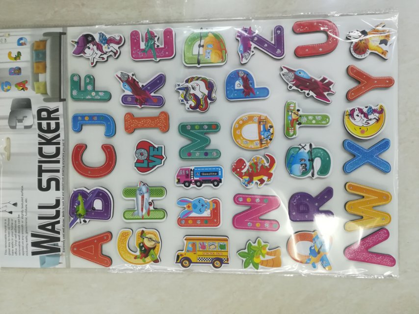义乌好货 立体贴数字英文字母贴早教益智贴 details Picture