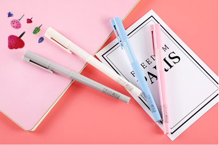 New full-needle gel pen with metal tip, creative office and student version 0.5mm office and study supplies