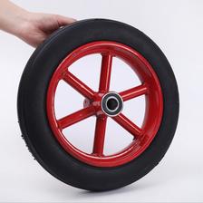 8寸铁芯实心橡胶轮胎 手推车工矿车轮胎耐磨轮胎