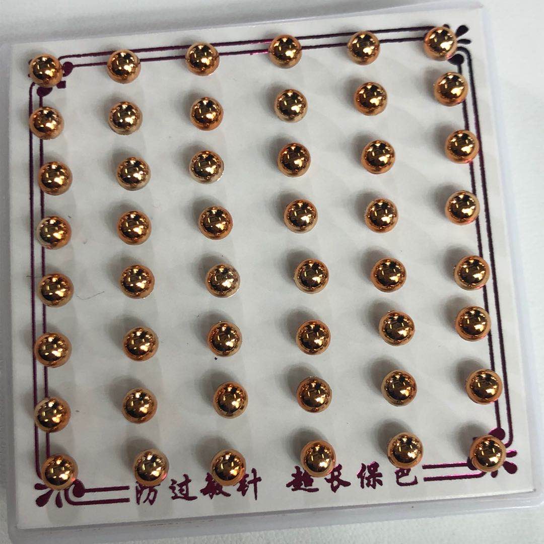 简约款大气百搭圆球耳环耳饰韩版网红防过敏耳坠耳饰