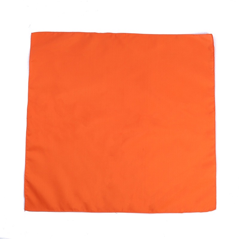 跨境专供纯色素色涤纶方巾骑行户外头巾可定制LOGO头巾