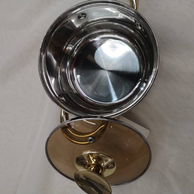 Hot-selling cookware, high-end stainless steel POTS, soup POTS, milk POTS, glass LIDS, kitchen wonders Specification image