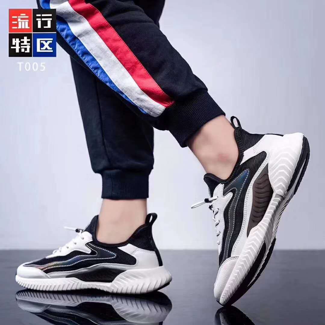 9187小毛2020新款男士休闲运动跑步鞋T005产品图