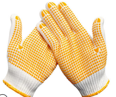Protective gloves Non-slip rubber gloves Thick wear-resistant bead gloves for handling workers' gloves